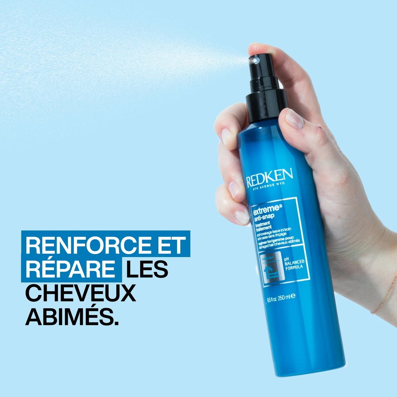 Soin Sans Rinçage Anti-Snap Extreme Redken 250ml 6 Soin Sans Rinçage Anti-Snap Extreme Redken 250ml – Image 4
