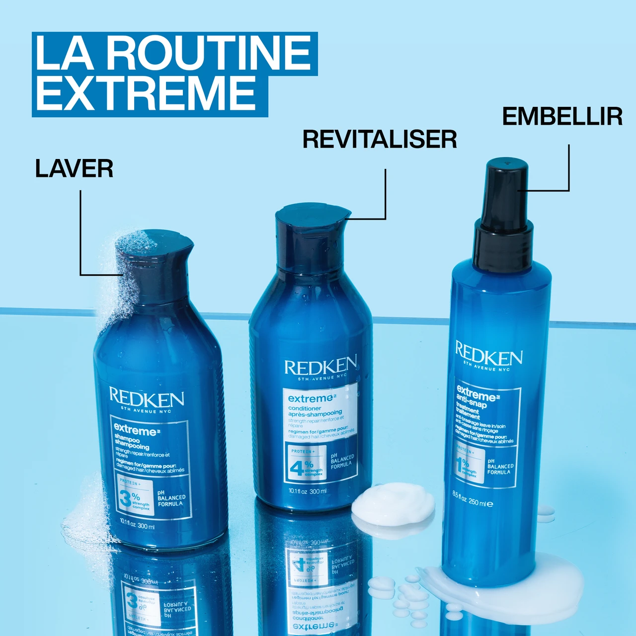 Soin Sans Rinçage Anti-Snap Extreme Redken 250ml 8 Soin Sans Rinçage Anti-Snap Extreme Redken 250ml – Image 6