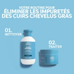 Shampoing Purifiant Pour Cheveux Gras Scalp Balance Invigo Wella 1000ml -Produits Capillaires Boutique 118.11 6 55164.1693923267