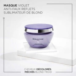 Masque Ultra-Violet Blond Absolu Kérastase 200ml -Produits Capillaires Boutique 3474636692408 1 05779.1684846744