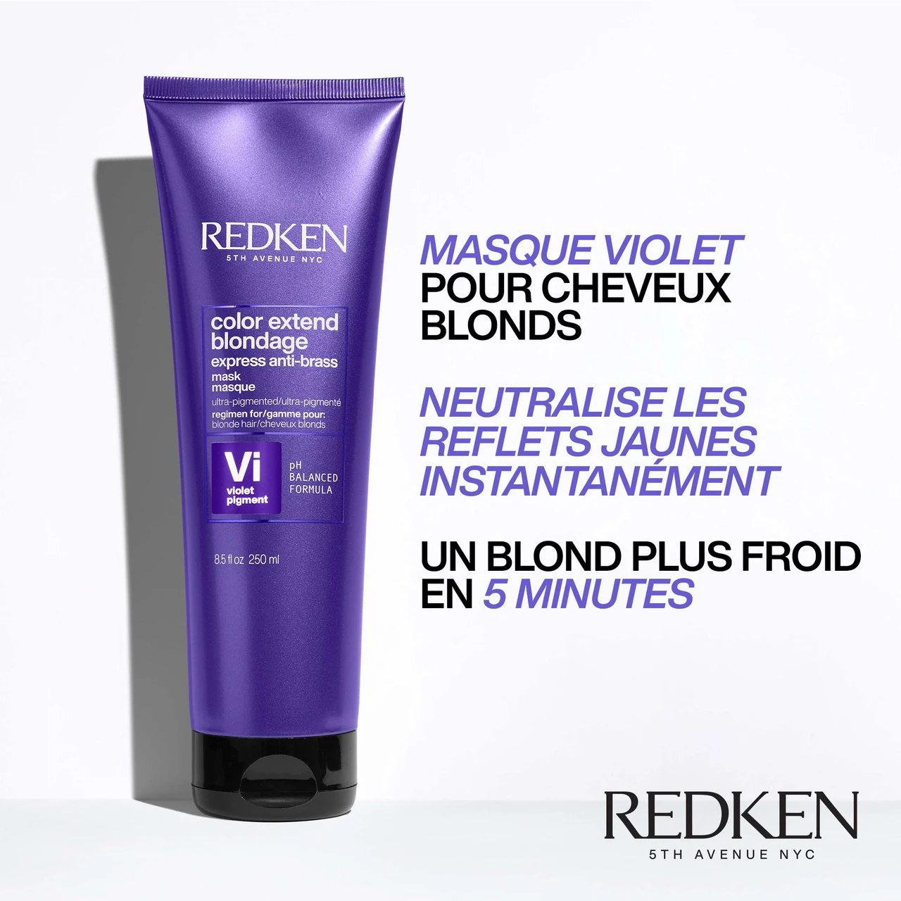Masque Neutralisant Extend Blondage Redken 250ml 4 Masque Neutralisant Extend Blondage Redken 250ml – Image 2