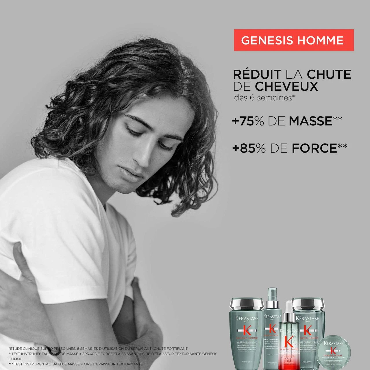 Bain De Masse Épaississant Genesis Homme Kérastase 250ml 5 Bain De Masse Épaississant Genesis Homme Kérastase 250ml – Image 3