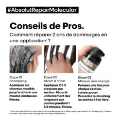 Shampooing Absolut Repair Molecular L'Oréal Professionnel 1500 Ml -Produits Capillaires Boutique 3474637153526 6 63204.1696600780