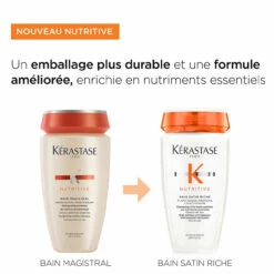Bain Satin Riche Nutritive Kérastase 250ml 10 Bain Satin Riche Nutritive Kérastase 250ml -Produits Capillaires Boutique 3474637154943 6 03357.1684847833