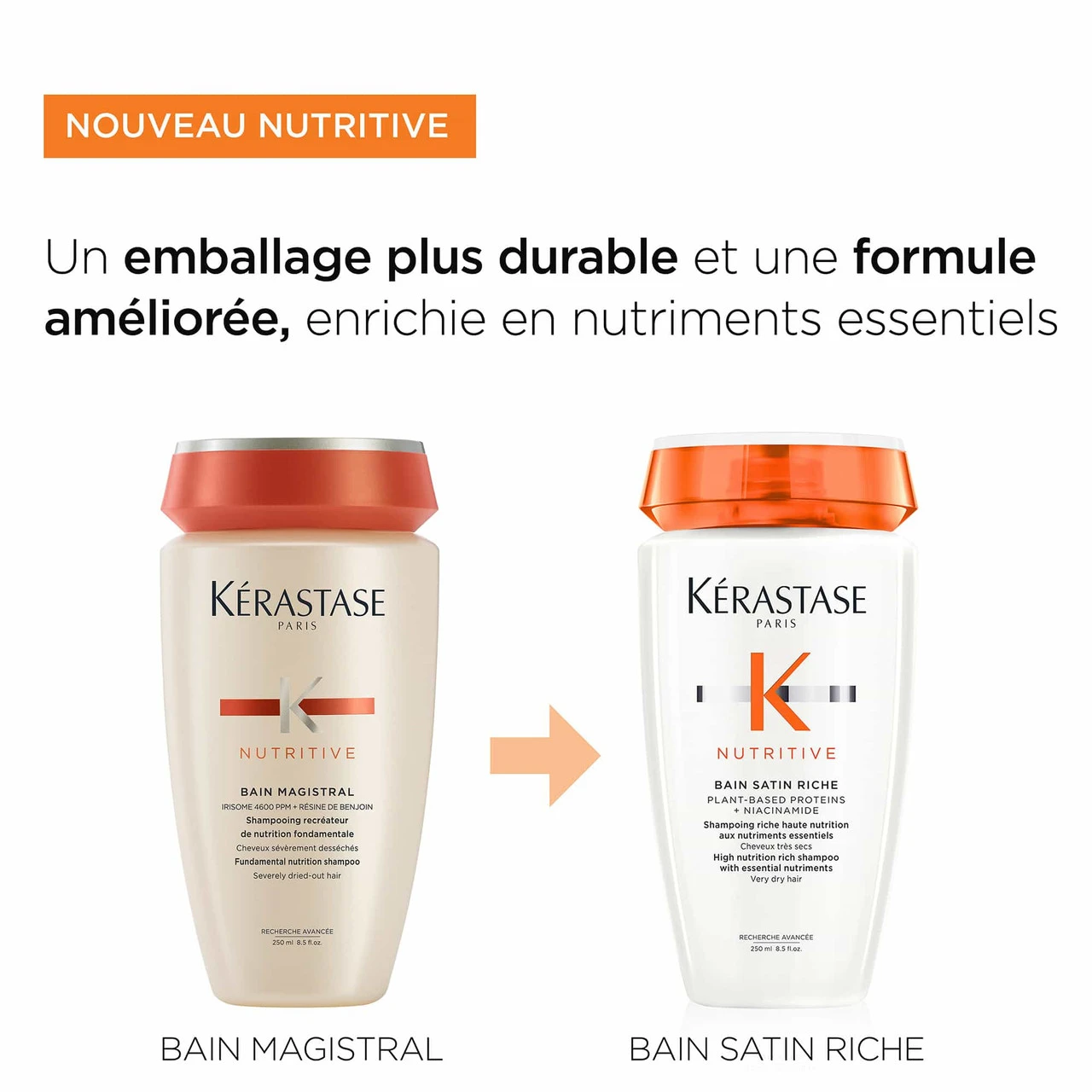 Bain Satin Riche Nutritive Kérastase 250ml 6 Bain Satin Riche Nutritive Kérastase 250ml – Image 4
