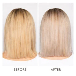 Shampooing Violet Blonde Perfecting Moroccanoil 200ml -Produits Capillaires Boutique Before After Shampooing Violet Blonde Perfecting Moroccanoil zoom 48582.1684846953