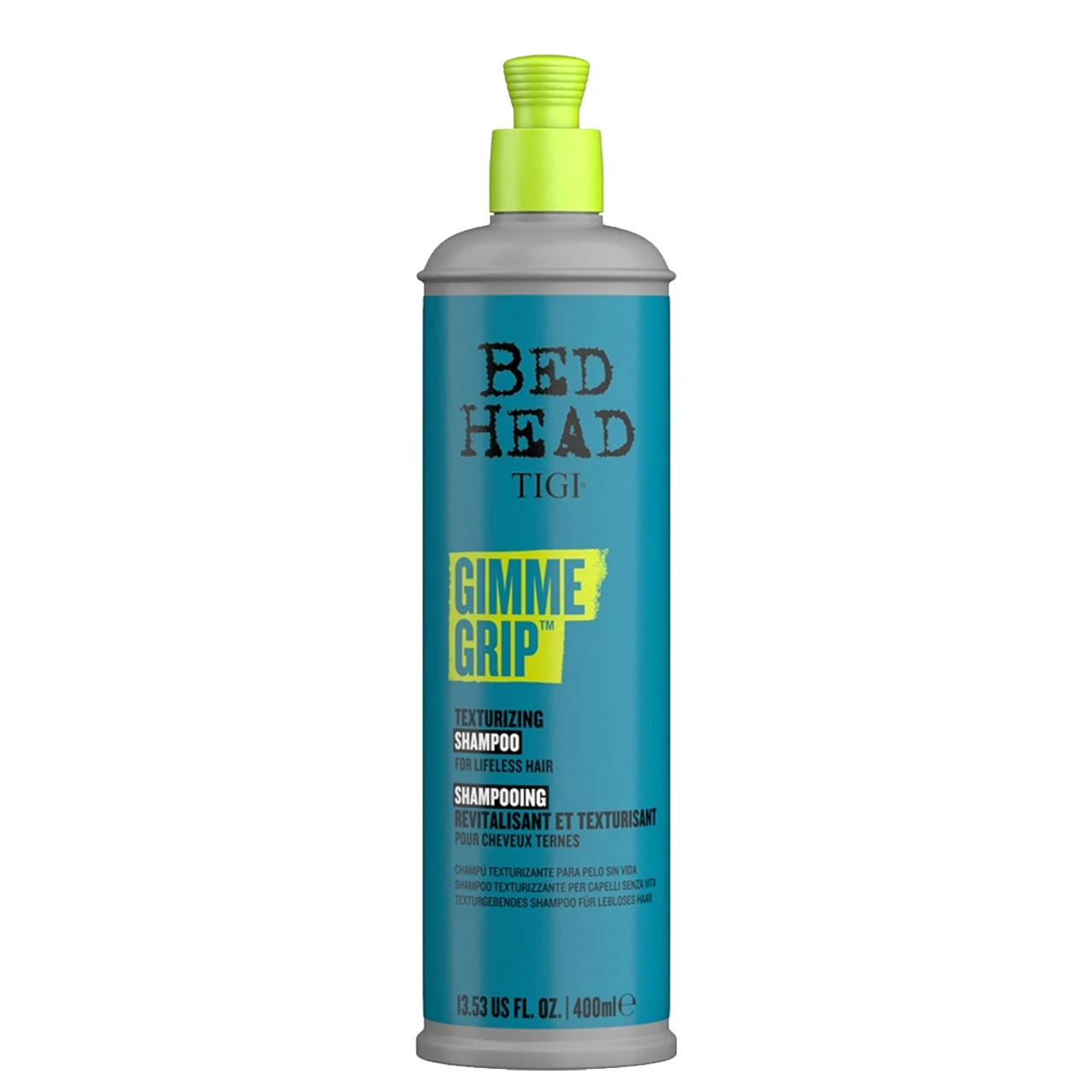 Shampooing Amplificateur De Texture Gimme Grip Tigi 400ml 3 Shampooing Amplificateur De Texture Gimme Grip Tigi 400ml