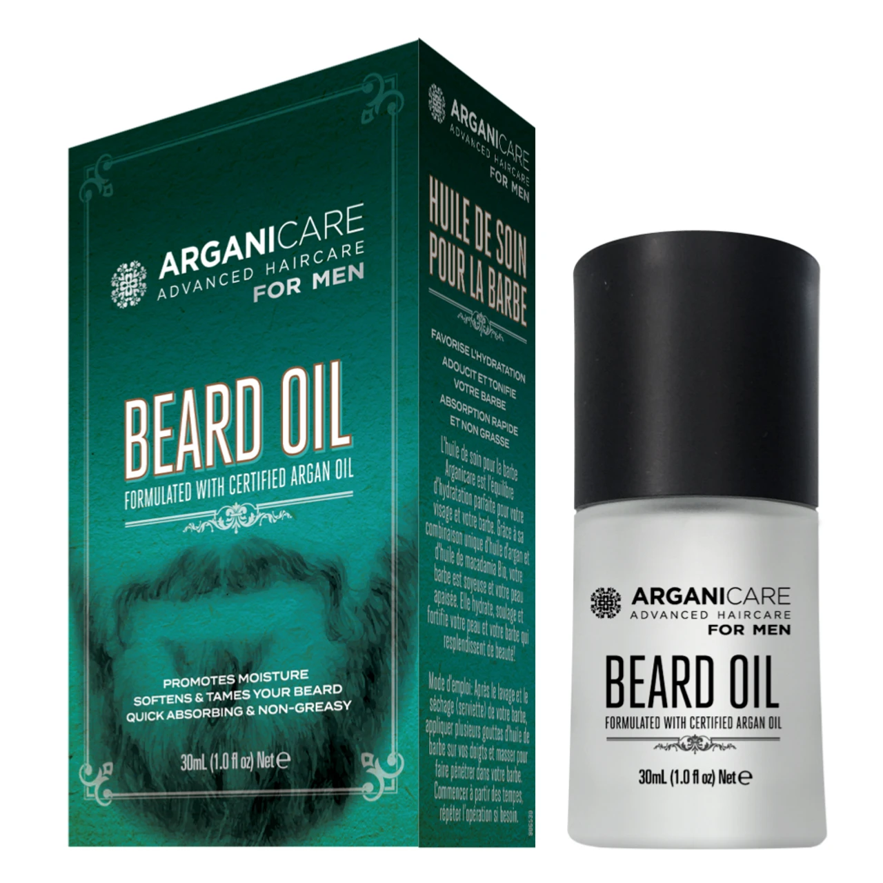 Huile Argan Barbe 30ml - Arganicare 3 Huile Argan Barbe 30ml - Arganicare