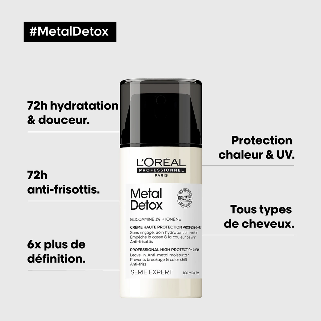 Metal Detox Crèmes Haute Protection L'Oréal 100ml 7 Metal Detox Crèmes Haute Protection L'Oréal 100ml – Image 5