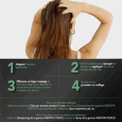 Spray Keratin Force Eugène Perma 200ml -Produits Capillaires Boutique keratin force traitement 25245.1684846786