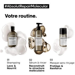 Shampooing Absolut Repair Molecular L'Oréal Professionnel 500 Ml -Produits Capillaires Boutique molecular 1 25564.1694081532.1280.1280 68640.1694081968