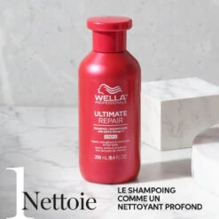 Shampooing Ultimate Repair Wella Professionals 250 Ml 12 Shampooing Ultimate Repair Wella Professionals 250 Ml -Produits Capillaires Boutique shp 250 3 63635.1694094770